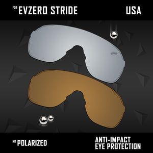 Anti Scratch Polarized Replacement Lenses for-Oakley EVZero Stride